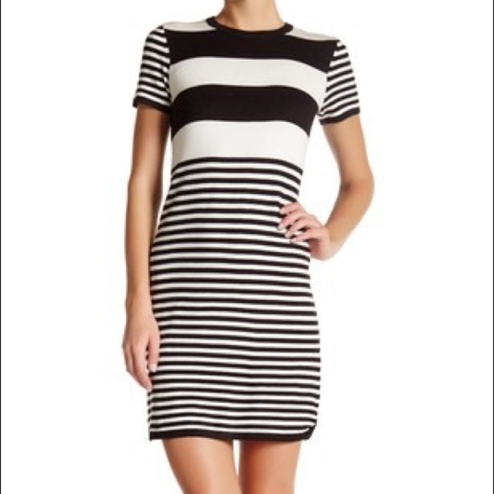 Eliza J Stripe Sheath Dress